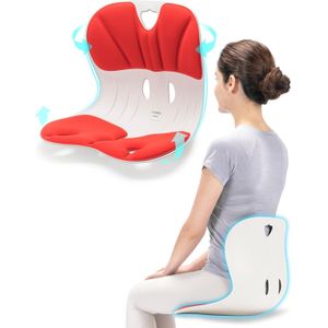 Seat Posture Corrector Orthopedic Sitting Support Cushion for Back Pain Relief and Spine Alignment Office Chair