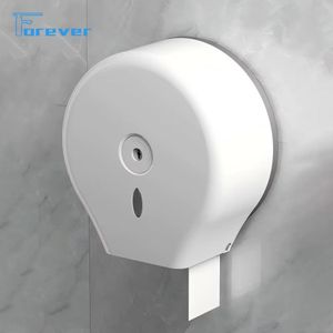 Large Roll Tissue Dispenser – Bathroom Wall-Mount Jumbo Paper Holder