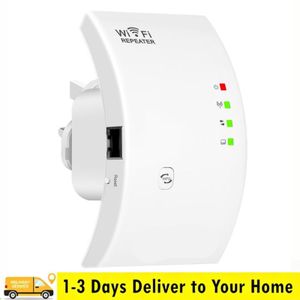 Wireless WiFi Repeater and Extender - 300Mbps High-Speed Network Coverage Booster with Easy Setup for Home and Office