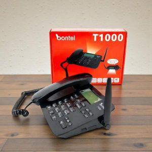 Bontel  T1000 GSM Fixed Landline 2.5 Hours Talk Time 150 Hours Standby Time Desktop Phone 