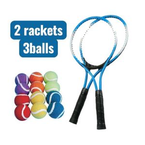 Lawn Tennis Racket Set – 2 Rackets & 3 Tennis Balls