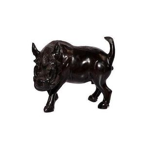 Warthog Carving ( 8 inches L, 5 inches W, 5.5 inches H )- With its alluring ebony hue and intricate details, this carving adds an element of cultural significance and natural beauty to any room