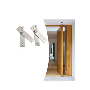 2-Set Invisible Door Pivot Hinges Heavy Duty 360°Rotating 