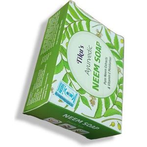 Tiku's Ayurvedic Neem Soap NEEM EXTRACTS & VITAMIN E Moisturizer nk