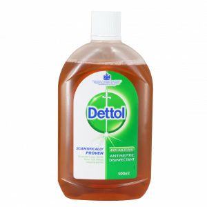 Dettol  Antiseptic Liquid 500ml – 4.8% Chloroxylenol, Kills 99.9% of Germs – First Aid Wound Cleaner, Household Disinfectant & Laundry Sanitiser