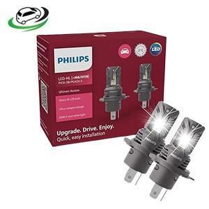 Philips  H4/H19 Ultinon U2500 Access Led Bulb Set of 2 (+80% BRIGHTNESS)