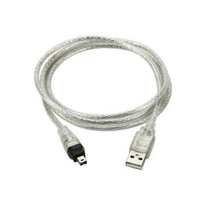 USB To Firewire IEEE 1394 Data Cable 4 Pin