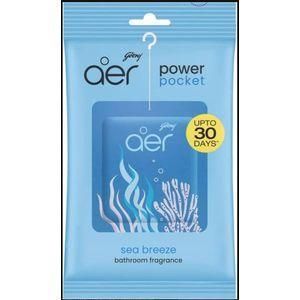 AER Power Pocket Bathroom Air Freshener Sea Breeze Bloom – Long Lasting Toilet & Washroom Fragrance