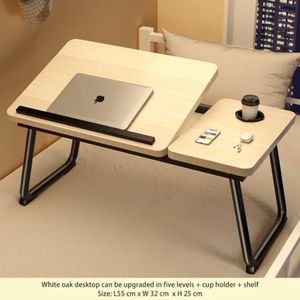 Adjustable Tilting Laptop Folding Table Stand Desk Bed Table with Foldable Legs Portable Angle Adjustable Laptop Stand for Bed Sofa Study Desk Home Office Computer Table Foldable Laptop Tray