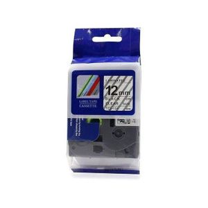Brother Compatible TZe-131 12mm Black on Clear Label Tape