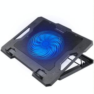 17" Foldable Laptop Cooler 6-fan Stand Low Noise 6-level