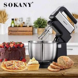 Sokany Hevy duty Electric Hand and Stand Mixer 3.5L Stainless Steel Bowl with Beaters & Dough Hooks