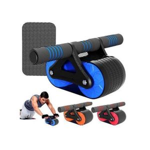 Roller Fitness Abs Coaster Wheel with Automatic Rebound – Double-Wheeled Core Trainer for Belly Fat Burn, Abs Sculpting & Full Body Strength Training