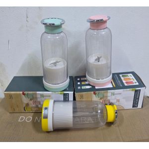 Portable Blender 400ml, Personal Juicer with 6 Blades USB Rechargeable Mini Blender Cup for Sports Travel Outdoors