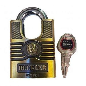 Buckler Fortified Hardened Padlock - Antic Gold 70mm