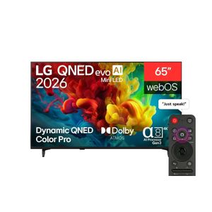 LG 65 inch QNED evo AI QNED84 Mini LED 4K Smart TV 2026