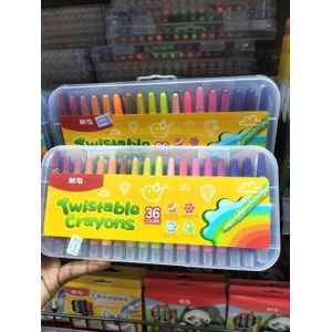 M&G 36 Color Twistable Crayons Set