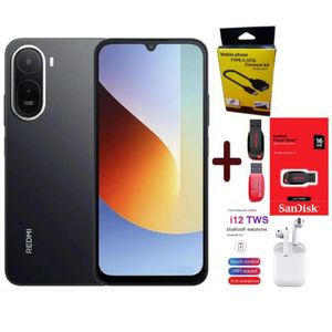 XIAOMI Redmi A7, 6.88", 3GB RAM + 64GB ROM Storage, (Dual Sim), 5200mAh Battery, 13MP, (1 YR WARRANTY) - BLACK + FREE GIFTS INCLUDED