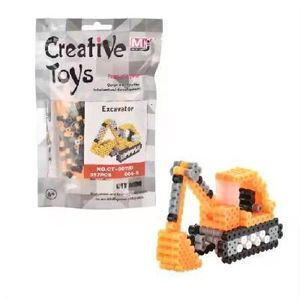 Creative Toys Creative Ironing beads 3D version, Excavator, Excavator, sachet, ironing