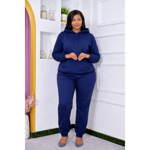 Women’s Casual Hoodie & Jogger Set – Comfortable 2-Piece Tracksuit