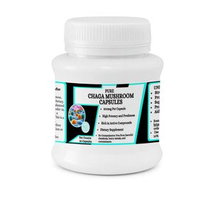 MK NATURALS Chaga Mushroom  - Immune & Antioxidant Super Support,50 