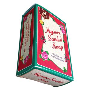 Mysore Sandal Soap SANDALWOOD OIL INFUSED Skin Care Conditioners Moisturizers LINGERING FRAGRANCE GLOWING SOFT BLEMISH FREE cf