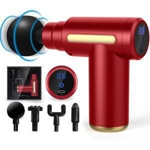 Charge Boost Massage Gun, Body Massager, Deep Tissue Massager for Pain Relief, USB Portable Mini Vibration Percussion Muscle Relaxation Massager Machine, Multicolour