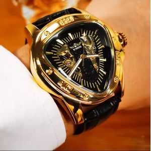 Winner Skeletol Triangle Luxury Watch