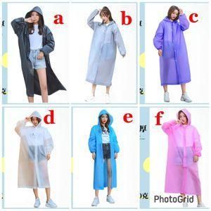 Eva Clean Long plastic material Raincoat Waterproof for Adults