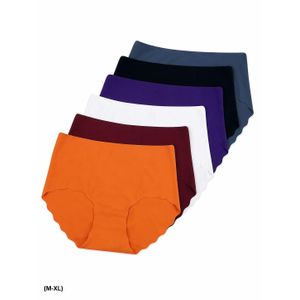 Fashion And Style Women Seamless Ice Silk Panties 3PCS – Soft Breathable No Line Briefs (Free Size)