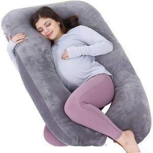 Velvet Soft U Shape Pregnancy Pillow