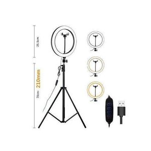 12 INCH LED Dimmable Ring Light +Shutter+Stand 2M