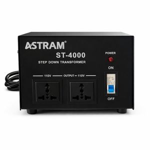 Astram 4000W Step Down Transformer 220V to 110V Voltage Converter with Dual Universal Output Sockets