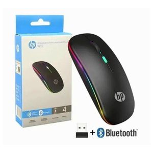 HP W10 Rechargeable Bluetooth & Wireless RGB Dual Model Mouse