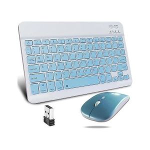 Ultra-Thin Mini Wireless Keyboard And Mouse Set Portable Bluetooth Wireless Mouse And Keyboard For Android, iOS, And Windows And Smart Tv Keyboard