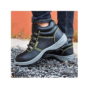 Safety Boots ? Heavy-Duty Industrial Work Shoes Black-EU 44