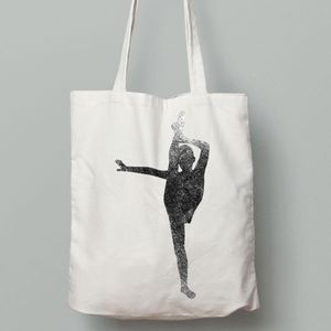 FASHION & BAGS Abstract Girl Silhouette Design Large Totebag for Women & Students – Bansky Art