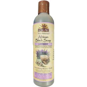 Okay African Black Soap With Lavender & Deep Moisturizing Healer 