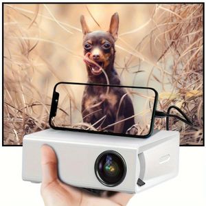 Portable HD projectoor, 1080P, compatible with USB, SD card, mobile phone