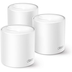 TP Link Deco X10 AX1500 Mesh Wi-Fi 6 System (3 Pack) – Smart Whole-Home Coverage, Ultra-Fast Speeds & Seamless Roaming