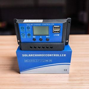 Friendly Interface 12V/24V 10A Digital Solar Charge Controller with Over-Discharge Protection