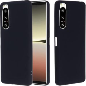 Black Soft Silicone Back Cover Case for Sony Xperia 1 VII – Slim, Shockproof & Anti-Slip Protection