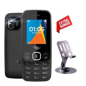 Itel 2166 - 2" (Dual SIM) - 1000mAh Wireless FM Radio Torch Camera Phone - Black