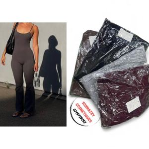 Princess Women Ribbed Playsuit Catsuit Jumpsuit Cami Straps Wideleg Flare Jumpsuit Casual Elegance One Size Everywhere Wear Ladies Baddie Trendy High Stretch