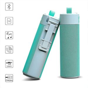 BLUE Multi Functional Wireless Speaker With Selfie Stick , Power Bank, Flashlight High Quality Speaker