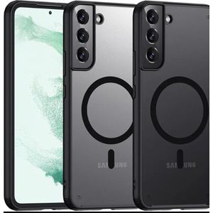 Magsafe2 Magnetic Case for Samsung Galaxy S22 Plus, Translucent Matte Anti-Fingerprint,Compatible with MagSafe,Slim Fit Shockproof Protective Phone Case for Galaxy S22+ Case, S22 Plus (6.6 inch)