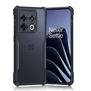 Xundo OnePlus 10 Pro Phone Case, Airbag Shockproof Bumper Shell with Transparent Acrylic Back & TPU Buffer