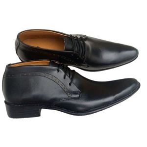 PHOELIX FASHIONS ELEGANT ETHIOPIAN LEATHER OFFICIAL BOOTS.