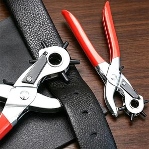Hole punches, multi-purpose leather punching pliers, multi-size round hole punching tools, labour-saving manual hole punches
