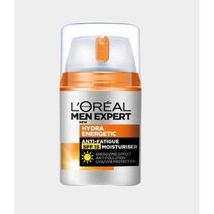 L'Oréal Paris Men Expert Hydra Energetic Anti-Fatigue Moisturizer. With SPF 15 & Vitamin C*, for Tired and Dry Skin, Hydrates and Protects Skin 